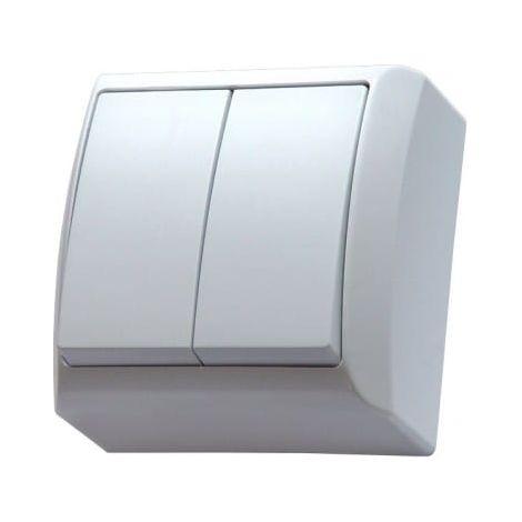 CONNETTORE BIS ON/OFF CANDELA ŁN-2B BIANCO