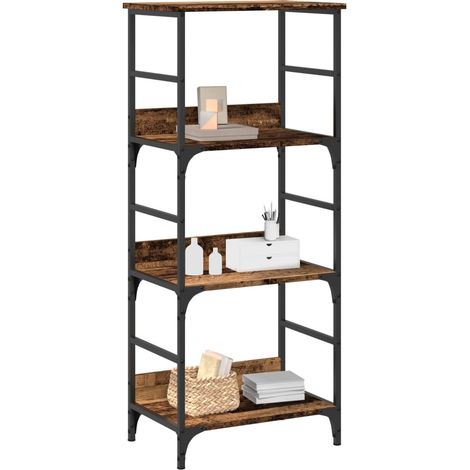 vidaXL Book Cabinet Old Wood 50x33x117,5 cm Engineered Wood (1/5)