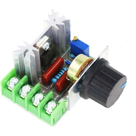 Régulateur de tension électronique haute puissance à thyristor 2000W, régulation de vitesse, régulation de température (1/3)