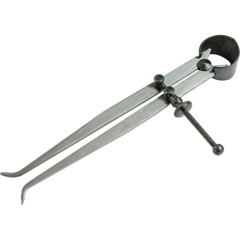 Faithfull Inside Spring Caliper 150mm (6in) - Polished Steel, Adjustable Bow Spring, Model ACS6757 (1/3)