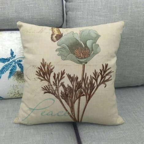 Housse de coussin,Coussin de garnissage 45x45 cm - Rétro C- linge de haute qualité (1/5)
