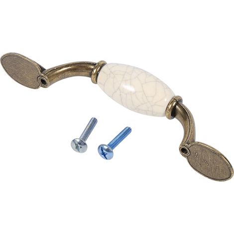 Poignées de porte de placard de cuisine vintage en céramique, boutons de penderie, poignées de tiroir, 5 (1/5)
