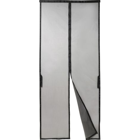 Renkforce RF-IS-100 RF-6442918 Magnetvorhang   (L x B) 210 cm x 90 cm Schwarz 1 St.