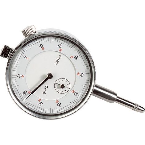 Comparatore centesimale a orologio 60 mm 0-10 mm risoluzione 001 mm Fervi c023