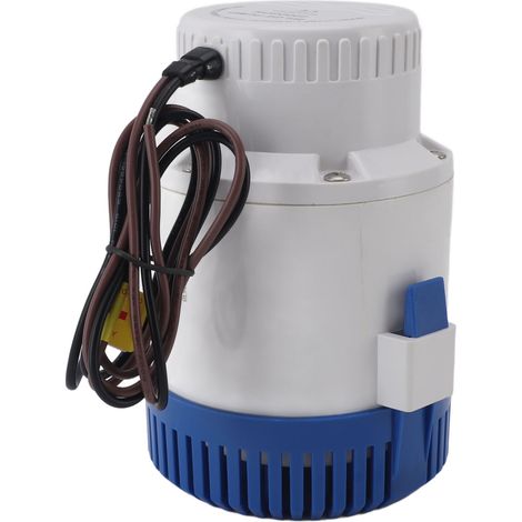 Pompe submersible automatique 4000 GPH (1514 L/h) électrique CC pour vidange de piscine, fontaine, spa, bassin de jardin ou sous-sol (12 V) (1/5)