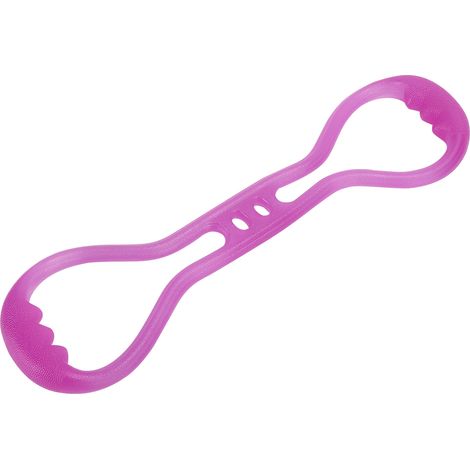 Bande élastique multifonctionnelle pour étirements, perte de poids, dos, bras, yoga, résistance, fitness, violette (1/5)