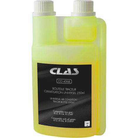 Bouteille traceur climatisation universel 250ml - CO 4068 - CLAS Equipements