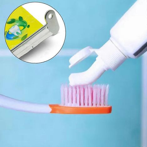 Presse-tubes de dentifrice, extracteur de tubes en acier inoxydable (1/4)