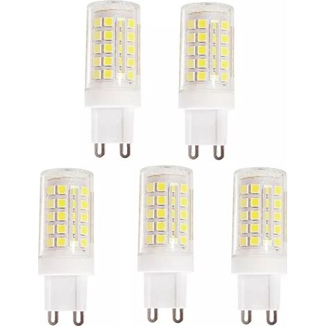 5 Lampadine G9 Lampadina Led 4.8 W = 60 W Luce Bianca Per Lampadario Applique (1/4)