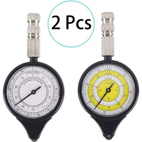 Stück Multifunktionskompass mit Kurvenmesser, Entfernungsmesser, Opisometer, Kurvenmesser und Distanzrechner für Wandern, Camping und Outdoor-Survival (1/5)