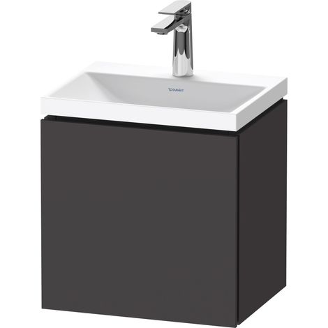 Duravit L-Cube c-shaped Set wandhängend, 1 Tür, Anschlag links,