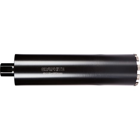 Graphite 58G540 Broca diamantada 112 mm acero duradero (1/5)