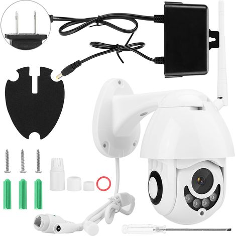 Caméra de sécurité PTZ HD 2MP 19201080P, surveillance intérieure/extérieure, alimentation 100-240V (prise US), mini modèle (1/5)