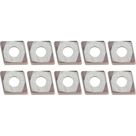 10 plaquettes de tournage CNC indexables en carbure monobloc CCMT060204‑6018 (1/5)