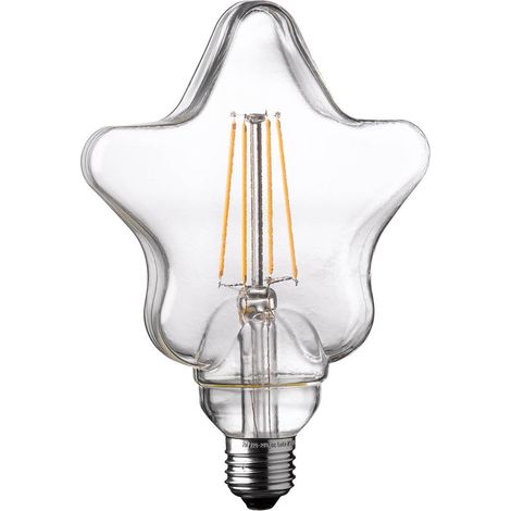 E27 Filament LED Stern - 4 Watt, 300 Lumen, warmweiß - nicht dimmbar (1/5)
