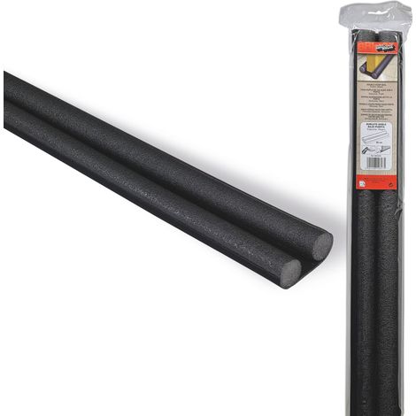 Bourrelet double pour porte Brinox en mousse 95 noir