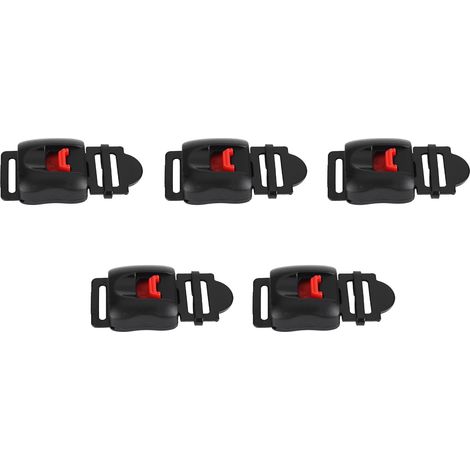 5 pièces Mousqueton Rapide Casque Moto Clip Détachable Sangle Menton Boucle Sécurité (1/5)