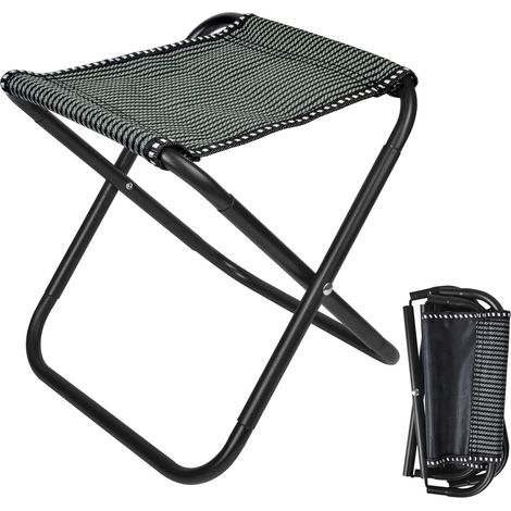 Sgabello pieghevole da esterno, sedia da campeggio portatile, piccolo sedile pieghevole, mini sgabello da campeggio pieghevole in alluminio per pesca, campeggio, escursionismo, spiaggia, giardino, bar (1/5)