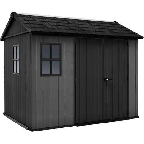 Keter Newton Plus 9x7.5ft - Grey, All Weather Resistant, Easy to Clean