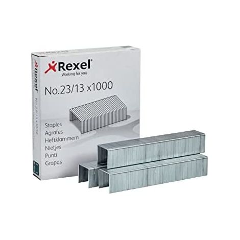 Rexel 2101053 - Caja 1000 grapas 23/13 galvanizadas (1/3)