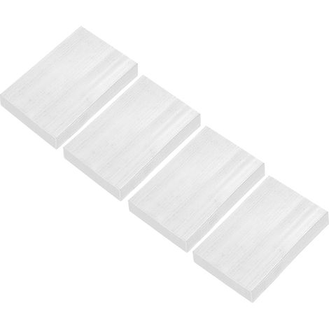 Barre Aluminium Plate, 4Pcs 1" Épaisseur 2" Largeur 4" Longueur Barre Carrée en Aluminium 6061, Plaque Plate, 25 x 50 x 100mm T6511 Solide (1/5)