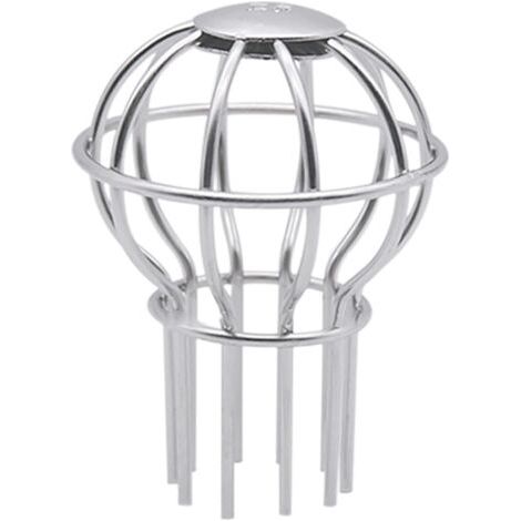 Filtres pour gouttière, Fuite GouttièRe Garde Filtre, La protection des ballons en fil de fer pour tuyau de gouttière arrête le blocage des feuilles de boue de mousse,1 Pcs, (1/5)