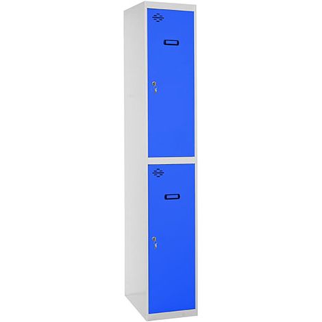 Simonrack Bekleidungsschrank Standard grau und blau Metall 1800x400x500 mm