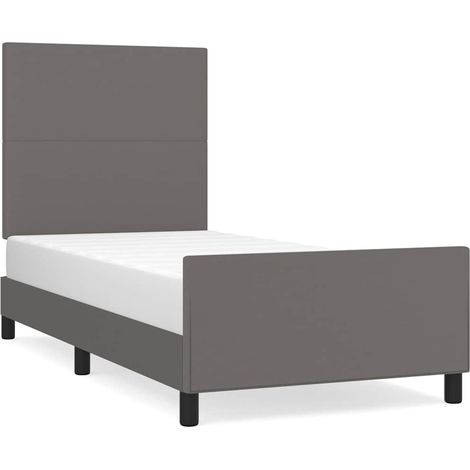Maison Exclusive - Giroletto con Testiera Crema 90x190 cm in Similpelle (1/5)
