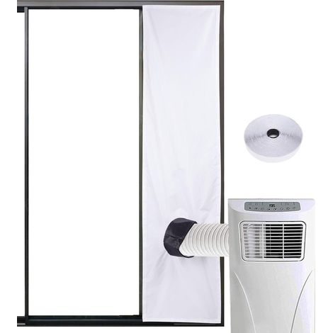 Joint d'étanchéité pour climatiseur de fenêtre Protection contre les intempéries pour climatiseur Convient aux appartements, chambres, salons, garages et sous-sols (1/4)