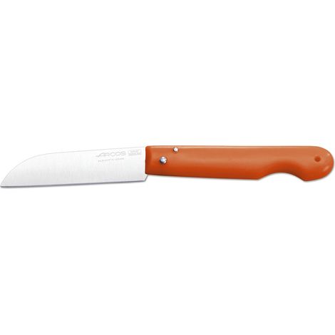 Coltello professionale Arcos 485329 Acciaio inox NITRUM®, mango Polipropilene rosso e lama da 8,5 cm in scatola di presentazione.