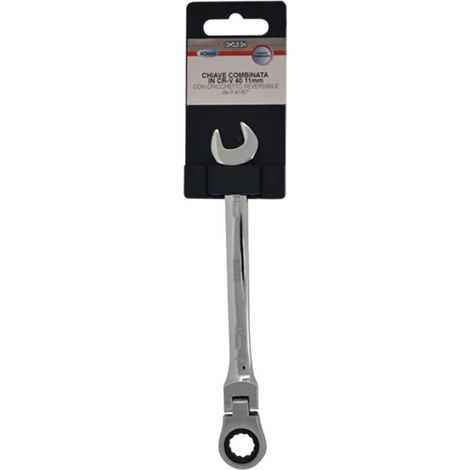 Chiave Combinata in CR-V da 11mm con Occhiello da 11 Orientabile