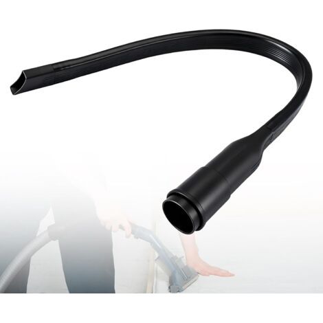 Suceur plat extra long flexible avec connexion 35mm, Long Flexible Suceur Aspirateur pour Tous Les Aspirateurs, Embout Aspirateur Universel, pour Le Nettoyage Sous Les Meubles et Les Sièges de Voiture (1/5)