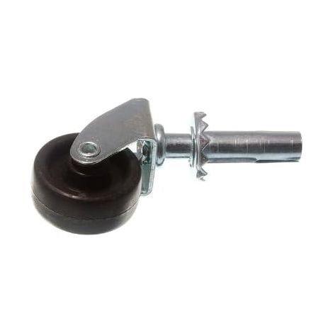 One Stop DIY Lot de 4 roulettes de fixation pour douille de roue 30 mm Charge maximale 15 kg