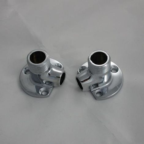 -Ersatzteil Wandscheibe (1 Paar) 1/2 Zoll x 12 mm chrom