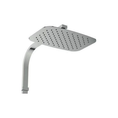 IS Duschsystem Ceratherm S200 mit Ablage und Stick-Handbrause Chrom (1/5)
