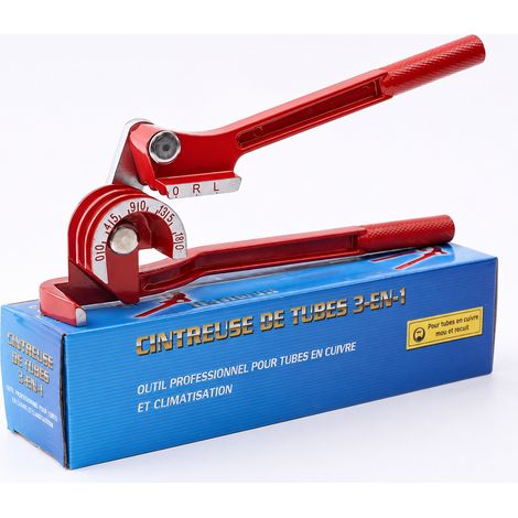 Cintreuse manuelle 3 en 1 métrique rouge pour tubes cuivre et aluminium 6 mm 8 mm 10 mm 180° 180 6 8 10mm 1 × 2 × 3 cm 3 g – Livraison gratuite