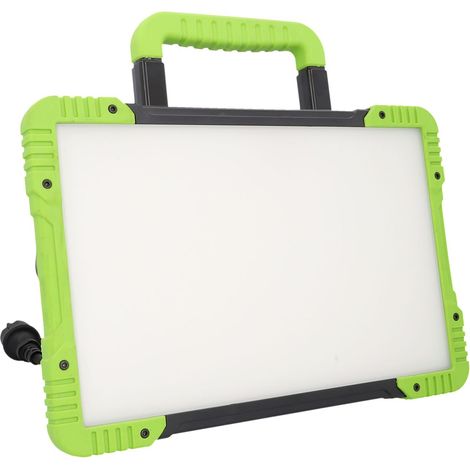 Unitec LED Arbeitsstrahler 55 Watt schwarz-grün 5950lm, 6000K, 2 Steckdosen (1/3)