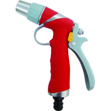 PISTOLA IN METALLO CON LANCIA REGOLABILE IPIERRE IRRIGAZIONE ORTO GIARDINO