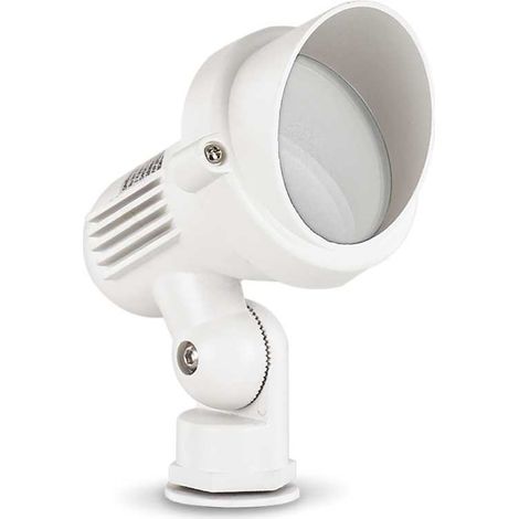 Piantana Moderna Da Esterno Terra Alluminio Bianco 1 Luce Gu10 (1/4)