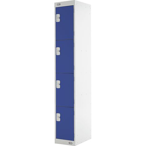 Casier industriel 4 portes porte en Acier, 1800 mm x 300 mm x 450mm ( Prix pour 1 Kit )