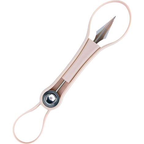 Cuillère à Pastèque Facile Nettoyer Multifonction en Acier Inoxydable (1/5)