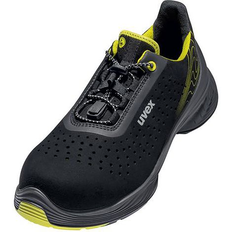 uvex Halbschuhe 1 G2 S1 schwarz gelb Weite 10 Größe 48