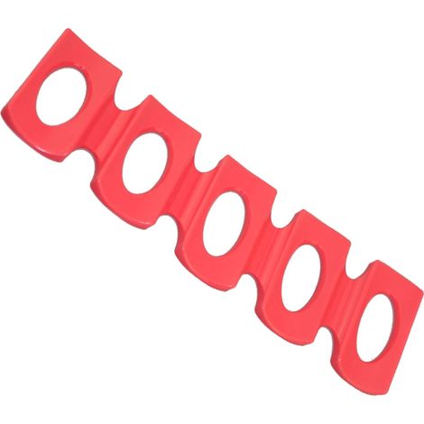 Tapis Anti-dérapant Pour Canettes - Support Silicium Pour Bouteilles - Rangement Réfrigérateur - 30,6 x 9,5 cm - Rouge - 1 Pièce (1/5)