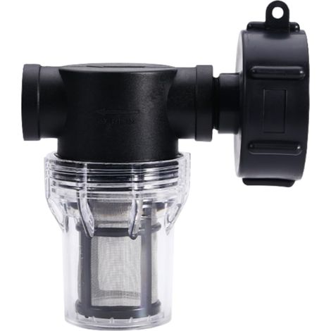 Regenwassersammler – 1000 l Wasserhahnanschluss mit Filter und S60 x 6 Adapter für Gartenschlauch – Einfache und umweltfreundliche Installation (3/4 Zoll) (1/5)