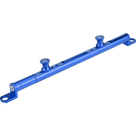Barre transversale d'équilibre en aluminium T6061 CNC pour moto Xciting 300/400/500 bleu accessoire guidon universel 350-400mm avec 2 vis (1/5)