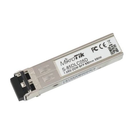Módulo Fibra SFP MultiModo Mikrotik NADACA0074 S-85DLC05D 550 m 1.25 Gbps