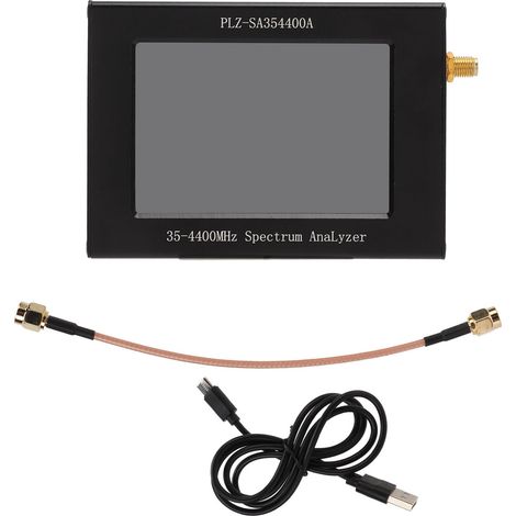 PLZ-SA354400A Analyseur de spectre 35 MHz - 4,4 GHz, analyseur de fréquence portable TFT 4,3 pouces pour laboratoire (1/5)