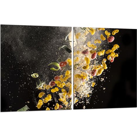 2 plaques de protection en verre pour cuisinière 40x52 pour pâtes (1/5)