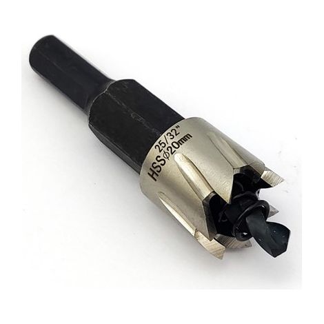 Scie cloche RS PRO HSS 20mm, profondeur de coupe 11mm ( Prix pour 1 )