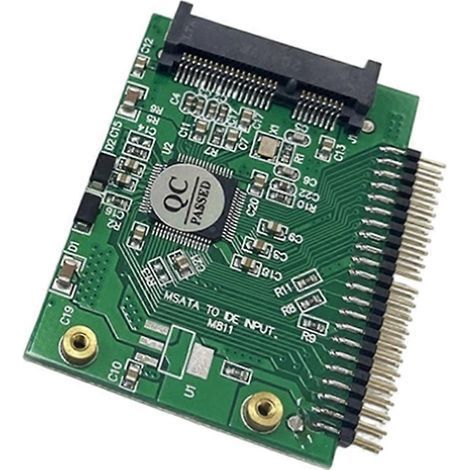 44-polige MSATA-zu-IDE-Konverter-Erweiterungskarte für 1,8-Zoll-3,3-V-Mini-PCI-E-MSATA-zu-IDE-SSDs (1/5)
